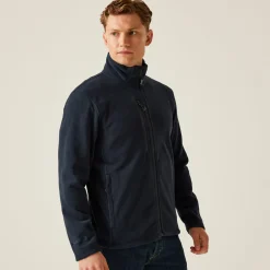 Bluza polarowa z recyklingu Honestly Made Professional | Granatowy