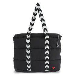 Christian Lacroix - Torba na ramię z kieszenią na laptopa 15" Fressac | Czarny we wzór