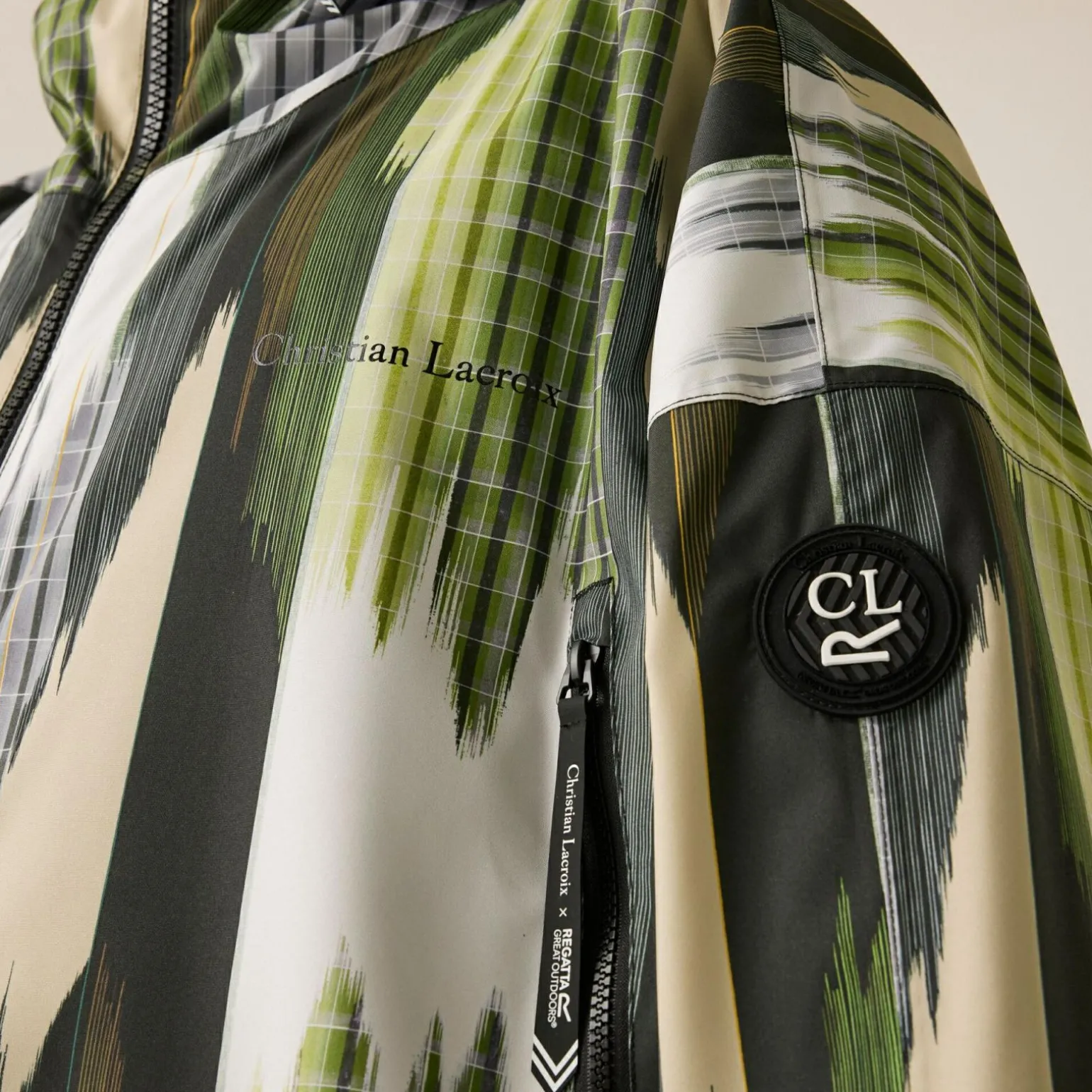 Christian Lacroix - Unisex płaszcz plażowy Lebosc | Zielony