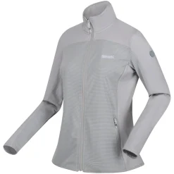 Damska bluza z suwakiem Highton III | Jasnoszary