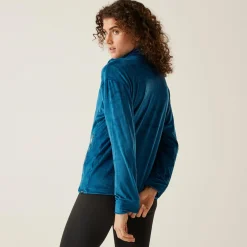 Damska bluza z suwakiem Jessalyn | Niebieski