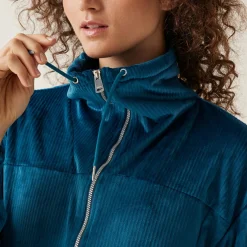 Damska bluza z suwakiem Jessalyn | Niebieski