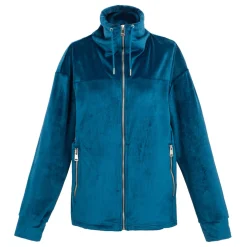 Damska bluza z suwakiem Jessalyn | Niebieski