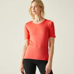 Damska koszulka Fingal II V-Neck | Różowy