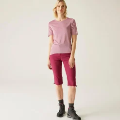 Damska koszulka Fingal II V-Neck | Różowy