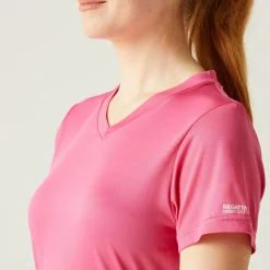Damska koszulka Fingal V-Neck | Różowy
