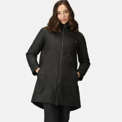 Damska kurtka parka z kapturem Fantine | Czarny