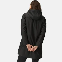 Damska kurtka parka z kapturem Fantine | Czarny