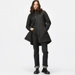 Damska kurtka parka z kapturem Fantine | Czarny