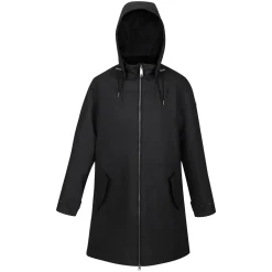 Damska kurtka parka z kapturem Fantine | Czarny