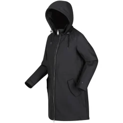 Damska kurtka parka z kapturem Fantine | Czarny