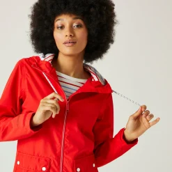 Damska kurtka przeciwdeszczowa Bayletta | Czerwony