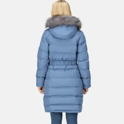 Damska kurtka zimowa parka termiczna Daleyza | Niebieski