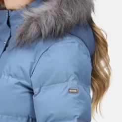 Damska kurtka zimowa parka termiczna Daleyza | Niebieski