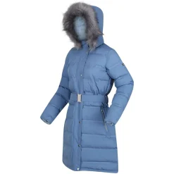Damska kurtka zimowa parka termiczna Daleyza | Niebieski