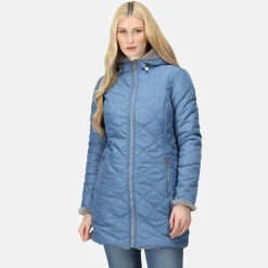 Damska kurtka zimowa parka dwustronna Caileigh | Niebieski