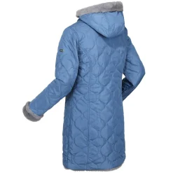 Damska kurtka zimowa parka dwustronna Caileigh | Niebieski