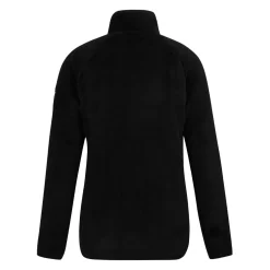 Damski polar rozsuwany Lakara Fluffy | Czarny