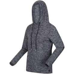 Damski polar z kapturem Azaelia | Niebieski