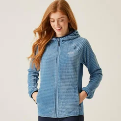 Damski polar z kapturem Endra | Niebieski