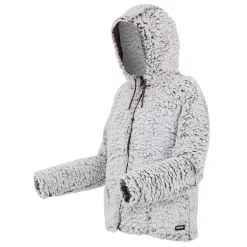 Damski polar z kapturem Zelpha Fluffy | Fioletowy
