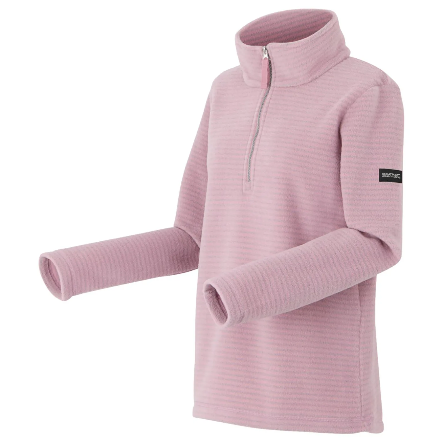 Damski polar z krótkim zamkiem Solenne II | Różowy