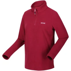 Damski polar z suwakiem 1/2 Sweethart | Ciemnoczerwony