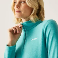 Damski polar z suwakiem 1/2 Sweethart | Turkusowy
