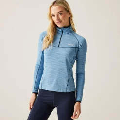 Damski polar z suwakiem 1/2 Yonder II | Niebieski