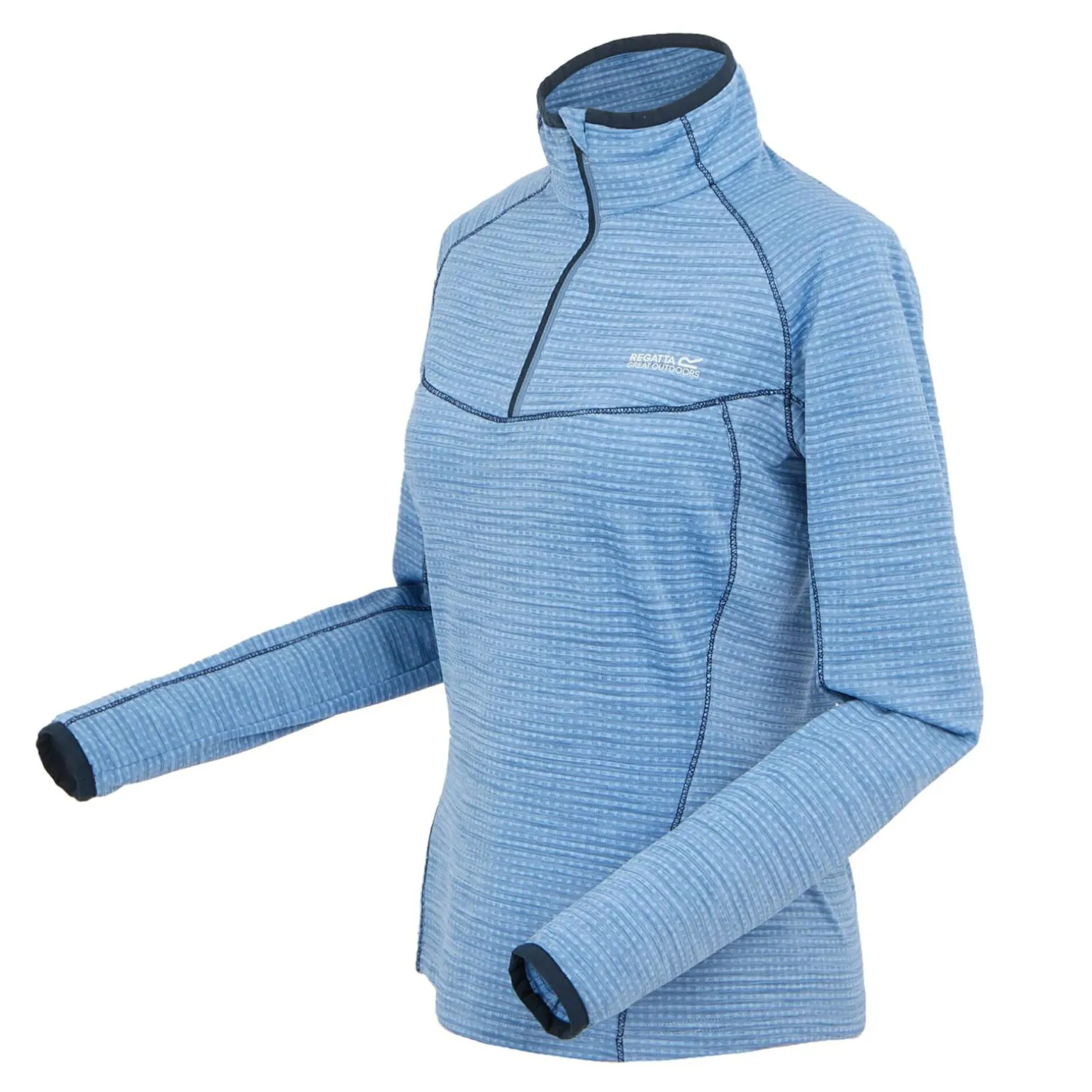 Damski polar z suwakiem 1/2 Yonder II | Niebieski