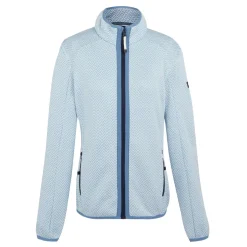 Damski polar z suwakiem Elzie | Niebieski