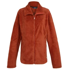 Damski polar z suwakiem Heidy Fluffy | Czerwony