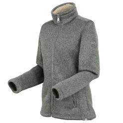 Damski polar z suwakiem Razia II | Popielaty