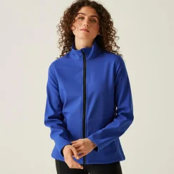Damski softshell Ablaze | Niebiesko-czarny