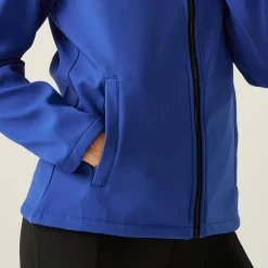 Damski softshell Ablaze | Niebiesko-czarny