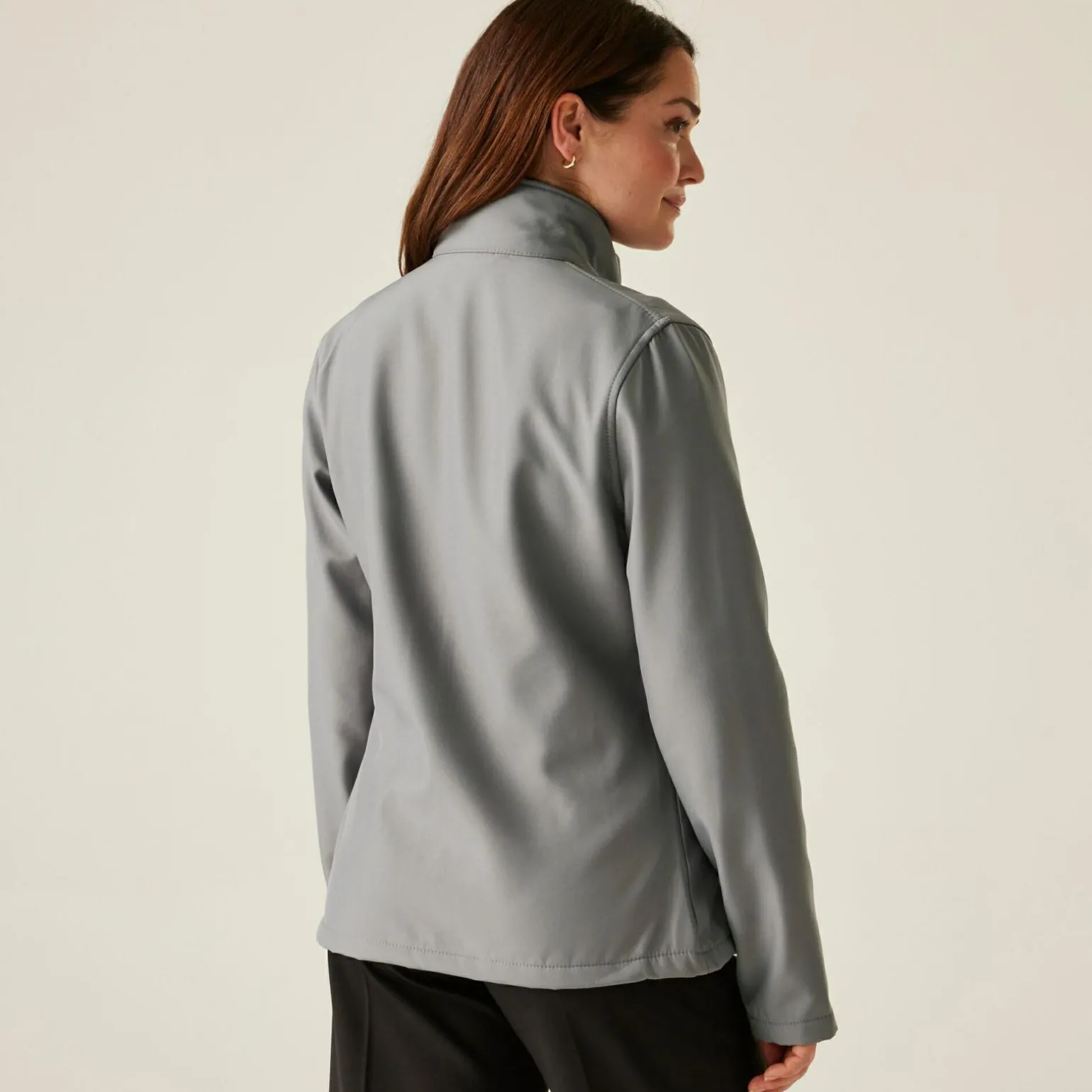 Damski softshell Ablaze | Szaro-czarny