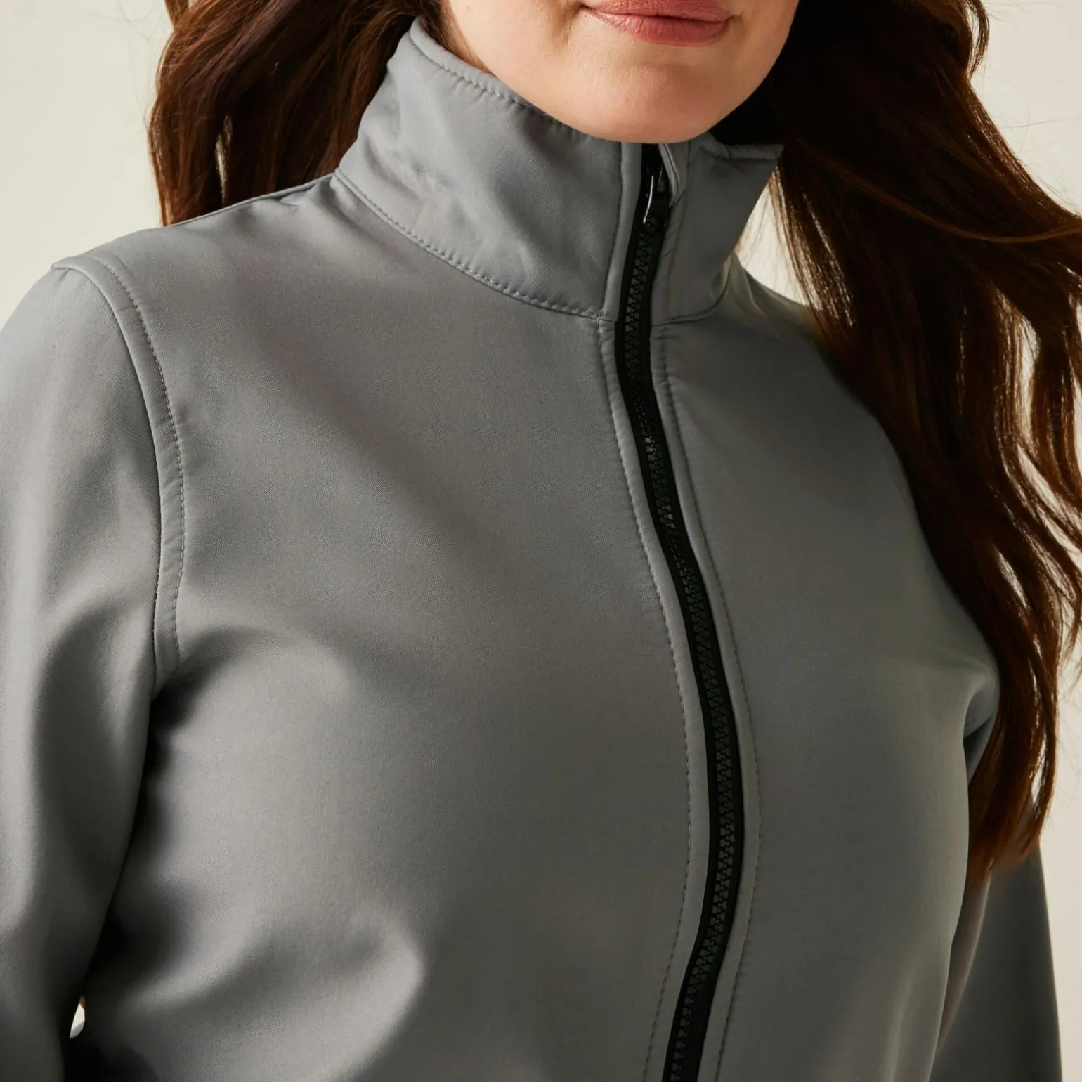 Damski softshell Ablaze | Szaro-czarny