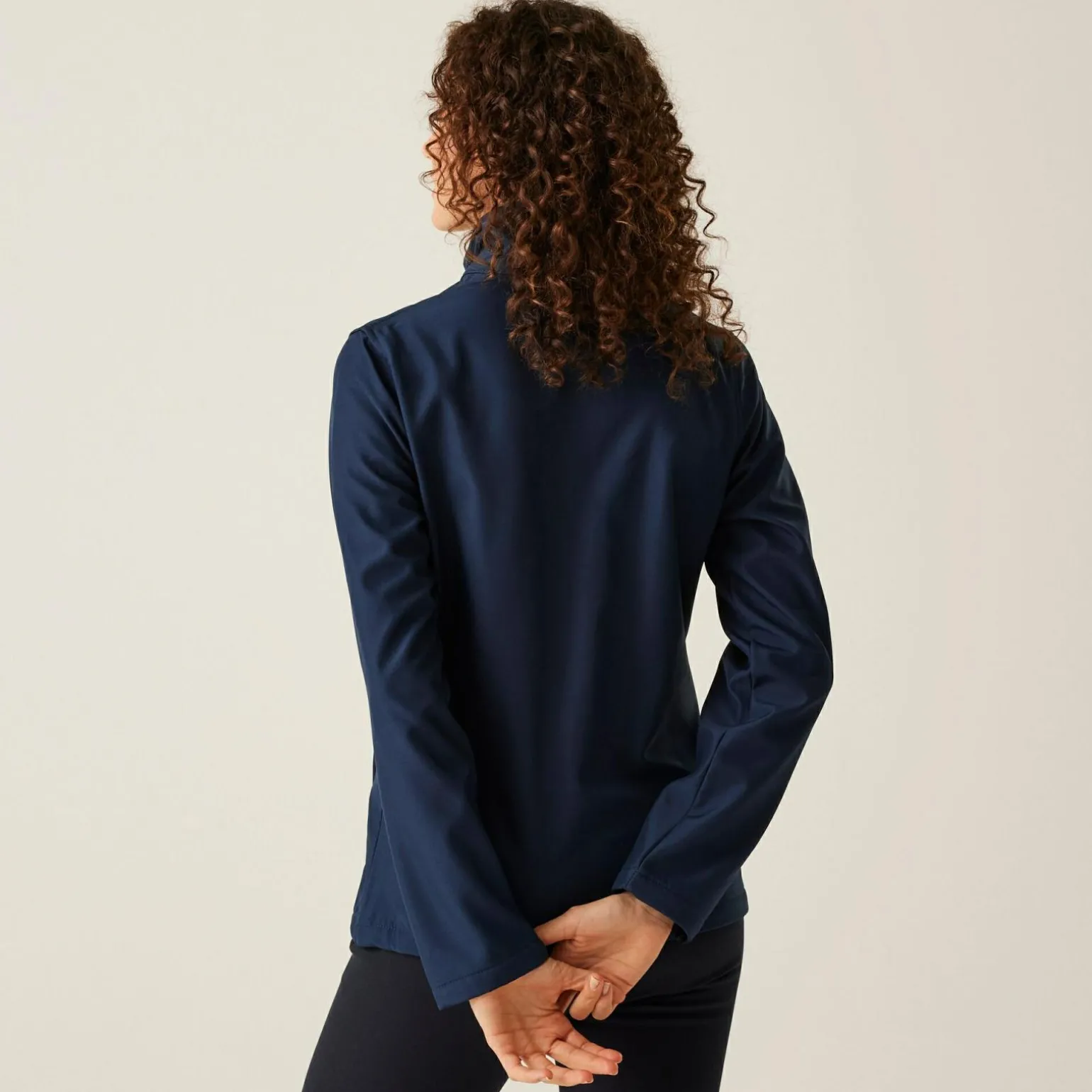Damski softshell Ablaze | Granatowo-niebieski