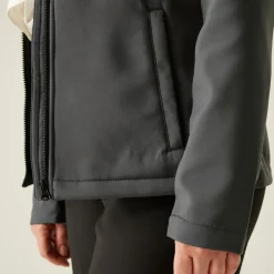 Damski softshell Ablaze | Szaro-czarny