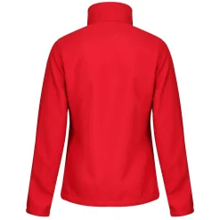 Damski softshell Ablaze | Czerwono-czarny