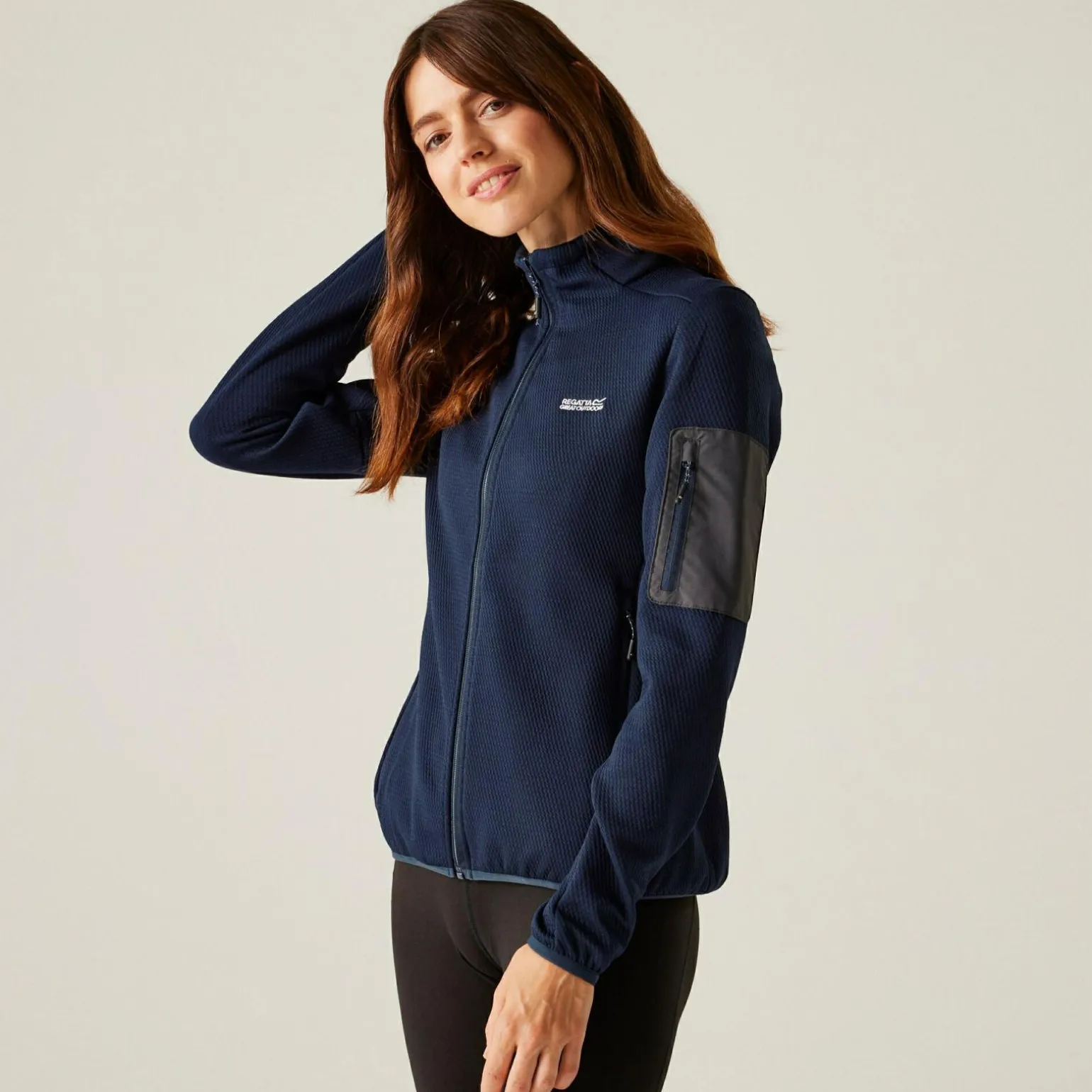Damski softshell Aldean | Niebieski