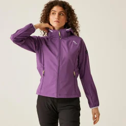 Damski softshell Bourda | Fioletowy