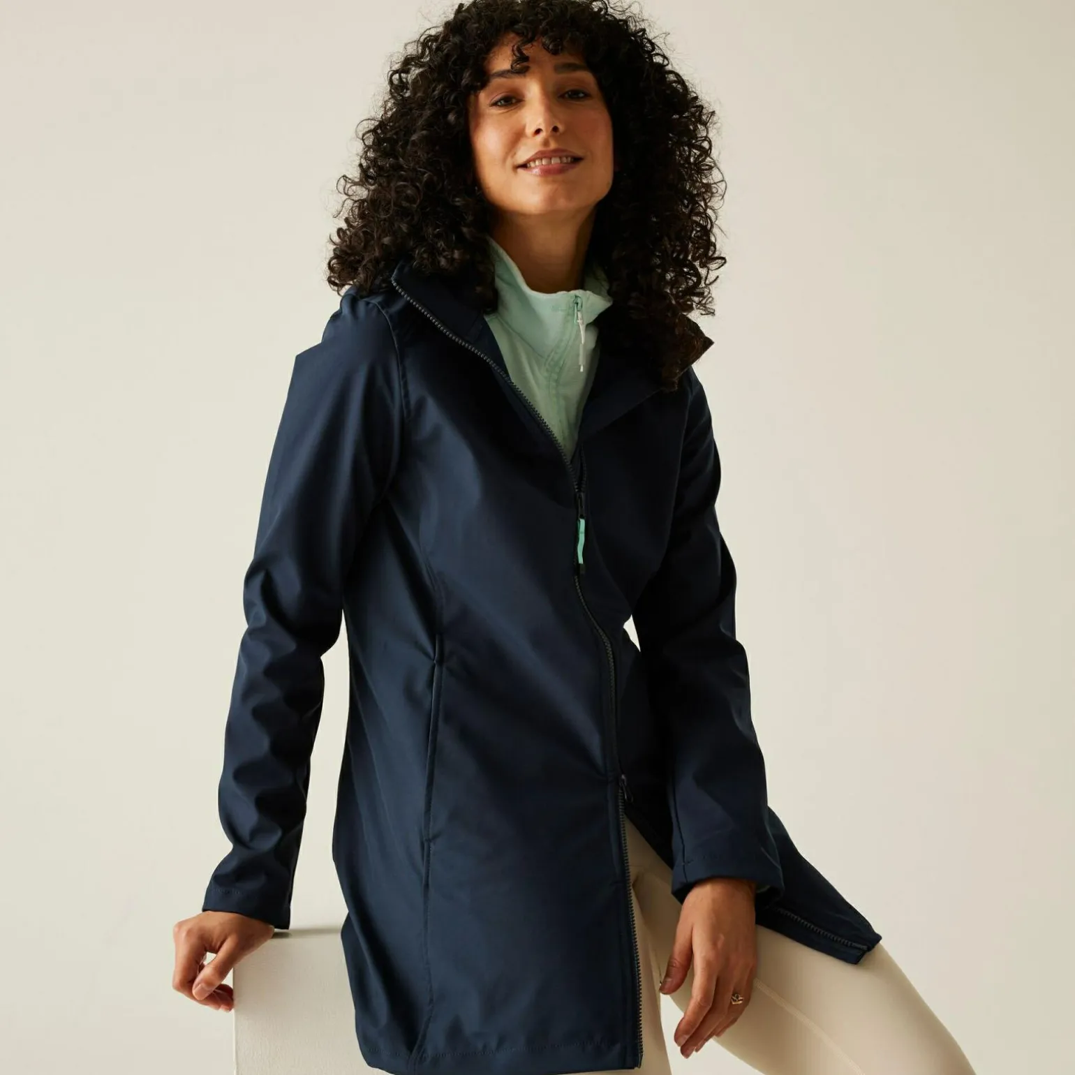 Damski softshell Carisbooke | Niebieski