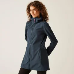 Damski softshell Carisbooke | Granatowy