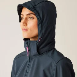 Damski softshell Carisbooke | Granatowy