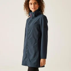 Damski softshell Carisbooke | Granatowy