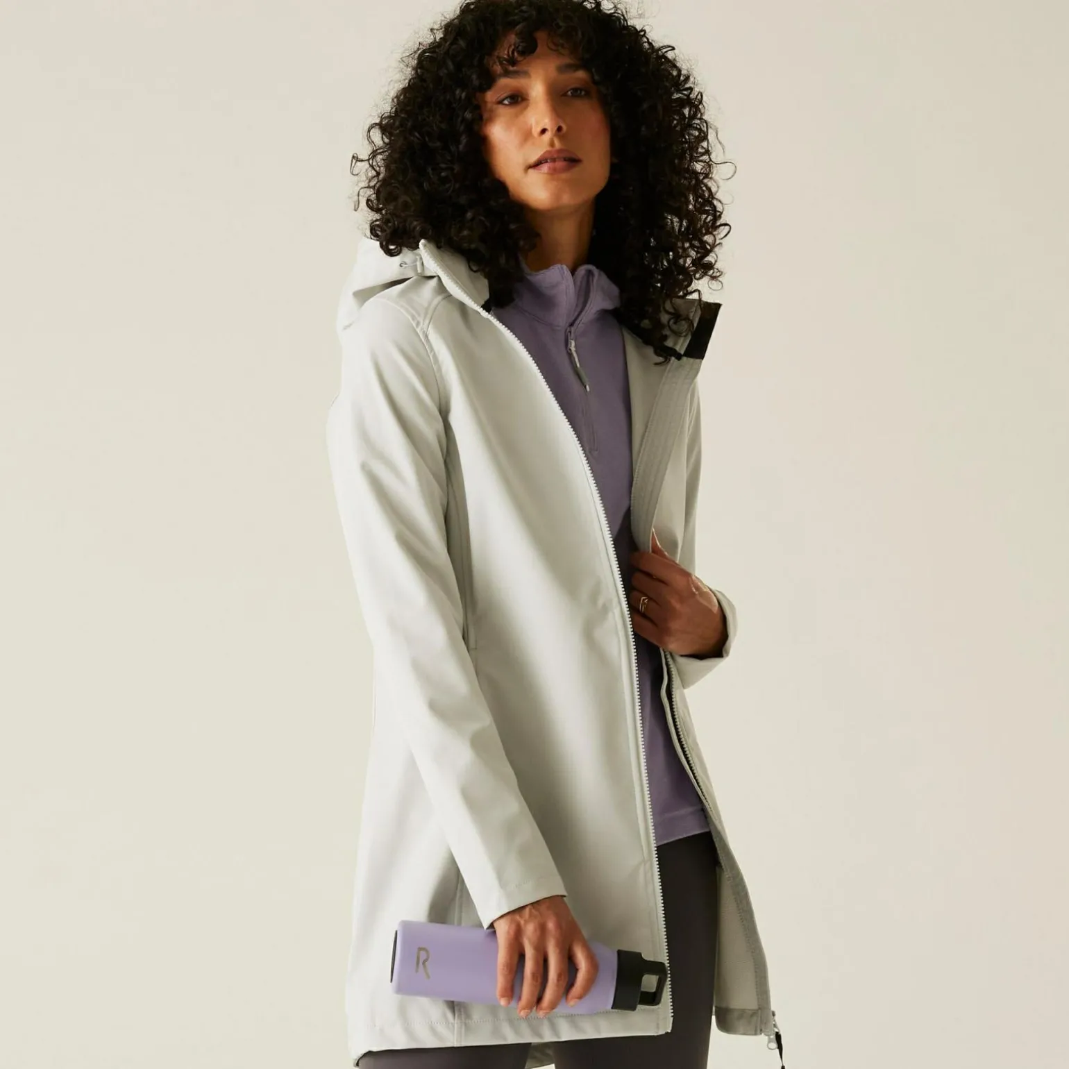 Damski softshell Carisbooke | Szary