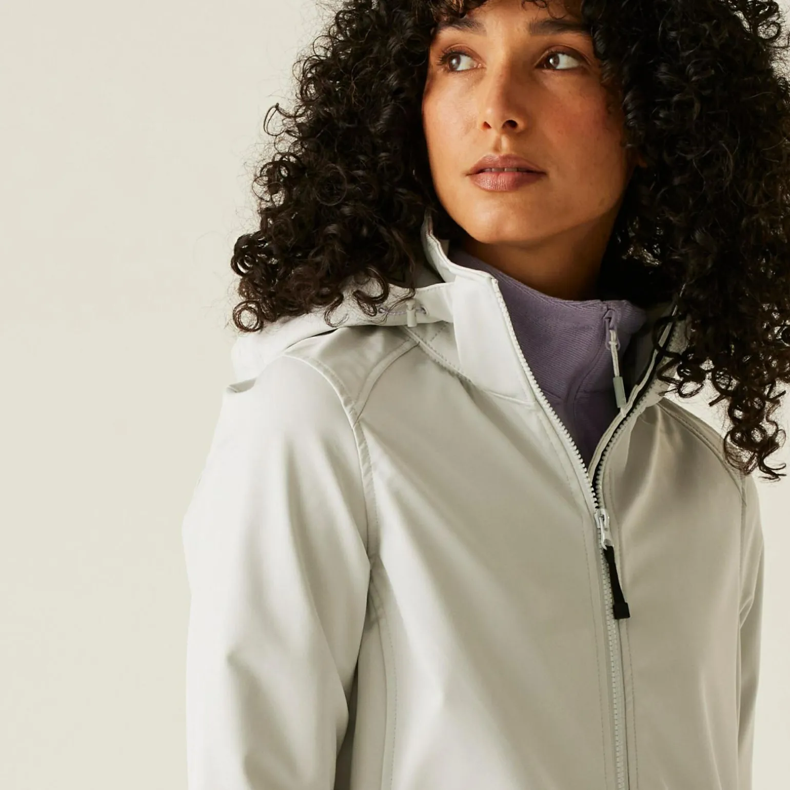 Damski softshell Carisbooke | Szary