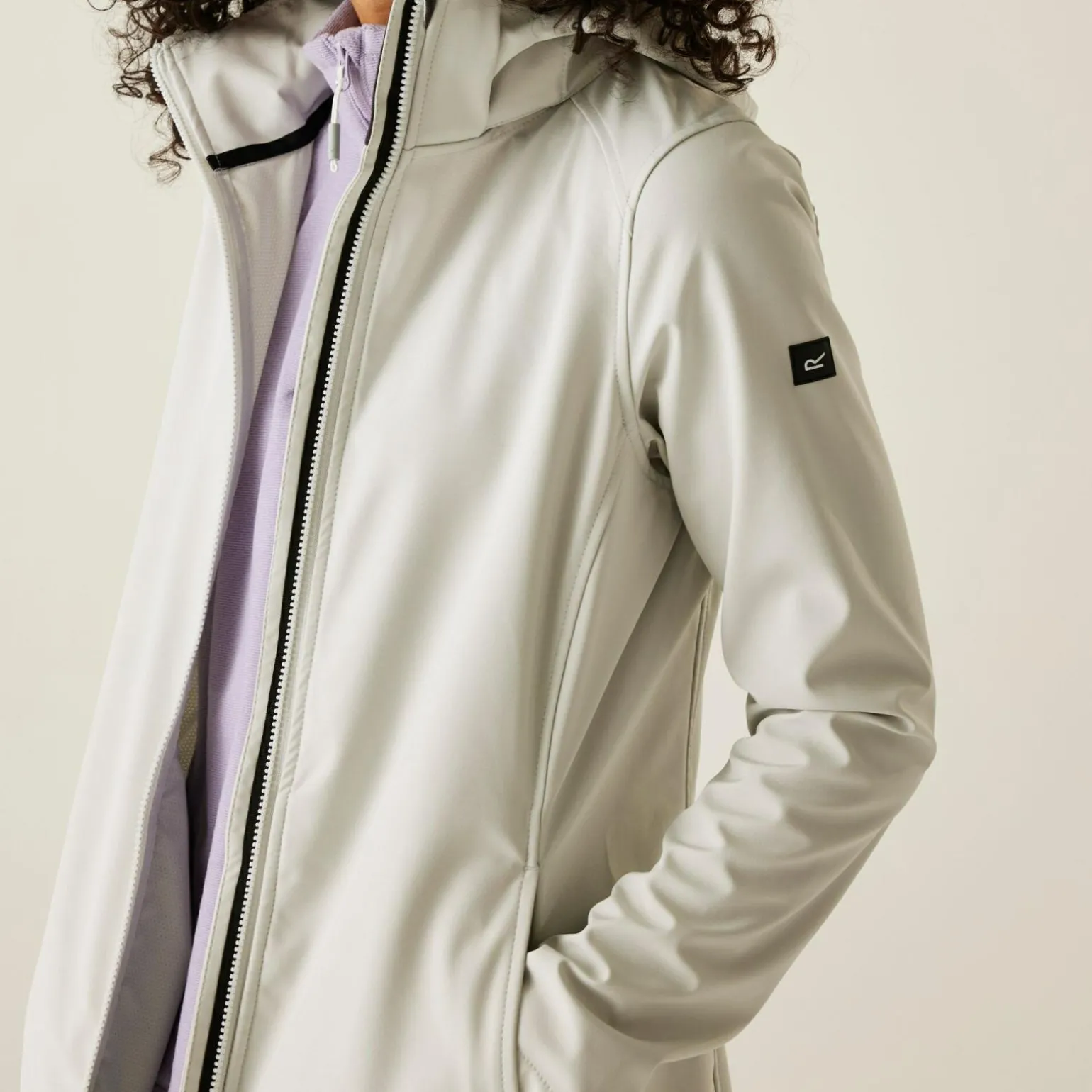 Damski softshell Carisbooke | Szary