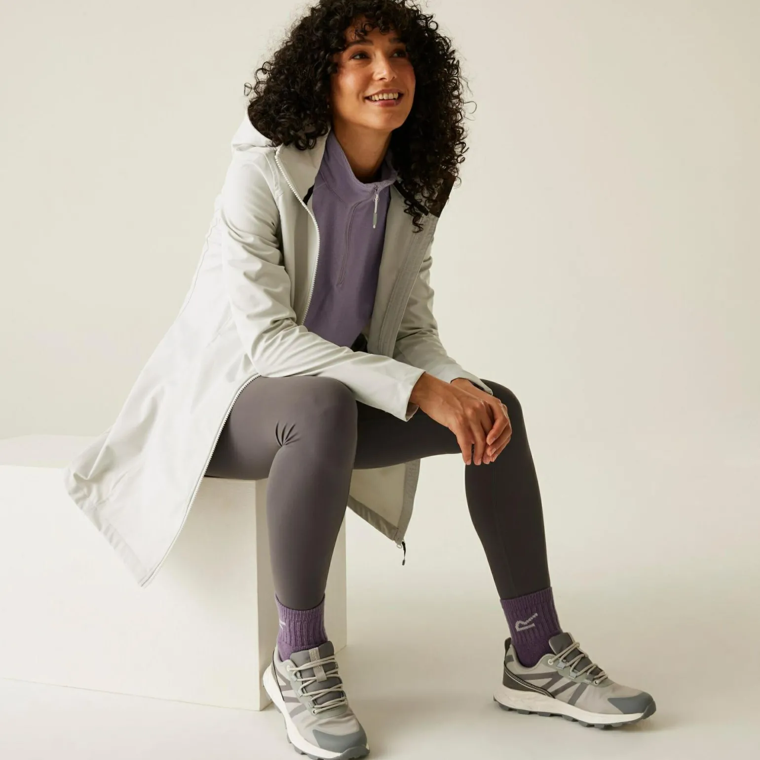 Damski softshell Carisbooke | Szary
